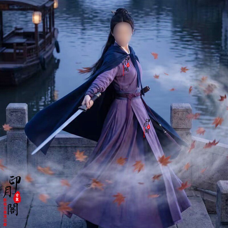 影视古装魏晋风女士棉麻汉服女侠剑客女侠客刺客江湖师姐骑马古装