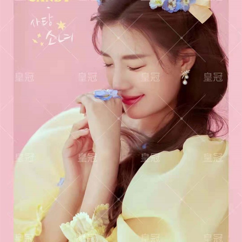 影楼新款主题服装韩系可爱风连衣裙女个人写真艺术照欧根纱蓬蓬裙