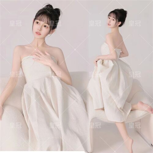 个人写真服装小清新甜美纯欲影楼私房少女奶油风艺术照摄影抹胸裙