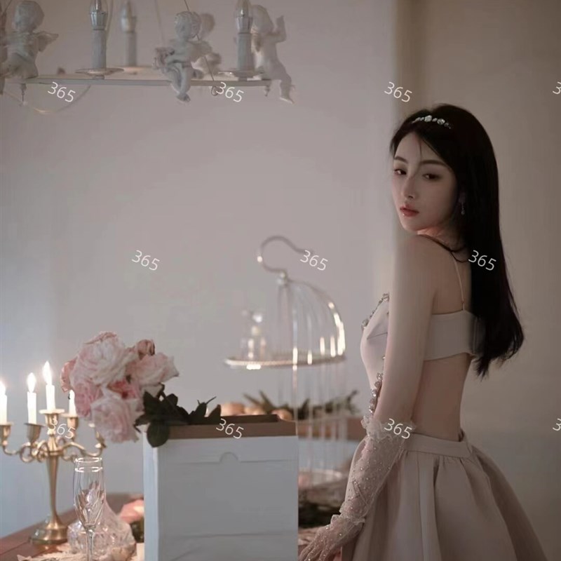 鞠静怡同款生日照写真服装韩系画报甜美小清新公主风少女艺术照