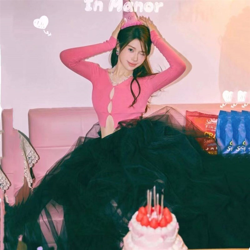 2023生日派对公主写真主题服装韩系唯美画报风少女艺术照摄影服饰