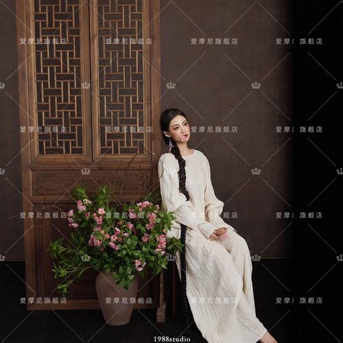 2026影楼新款国风新中式东方美学清冷感情绪肖像个人写真艺术服装