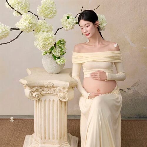 2025影楼主题新款孕妇照服装孕妈艺术照气质优雅高级感孕妈咪摄影