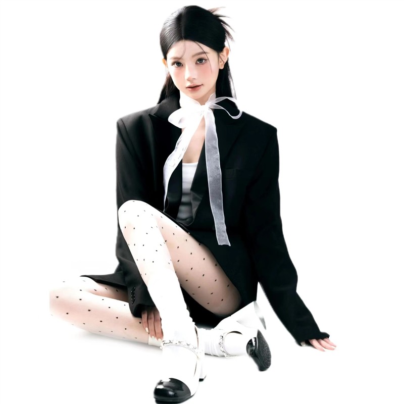 韩系简约高级感学院风少女西装影楼新款个人形象气质肖像摄影服装