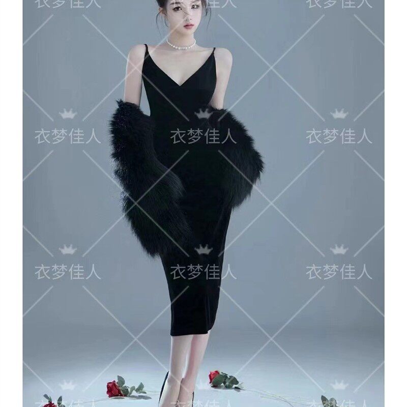 影楼新款主题写真服装个性气质高级氛围感法式名媛个人艺术照摄影