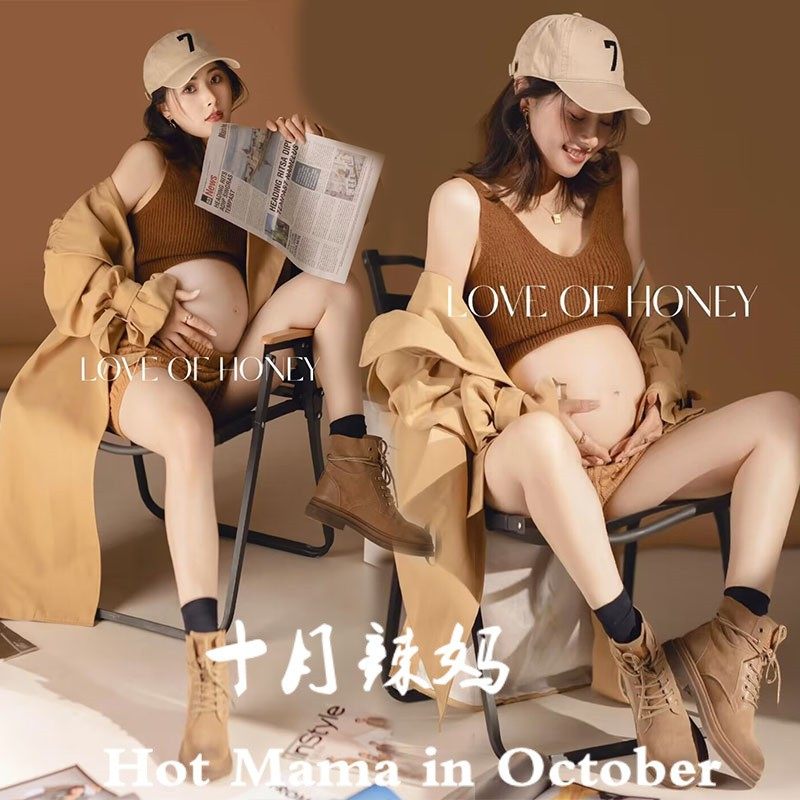 影楼新款孕妇拍照服装甜酷运动风格大肚妈咪写真摄影艺术照服装照,男装,其他民族服装,淘宝优惠券,粉丝福利购,淘宝优惠卷