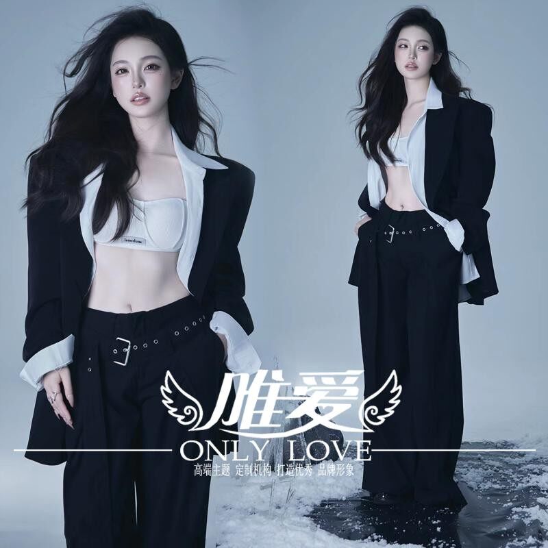 影楼新款形象照情绪肖像艺术照写真服 御姐韩杂氛围感主题拍摄服