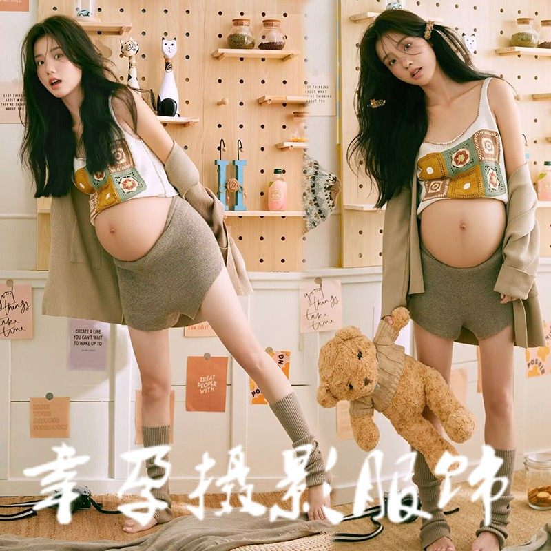 影楼孕妇拍照衣服秋冬新款俏皮可爱孕妈咪慵懒风温馨居家拍照服装,个性定制/设计服务/DIY,动漫/cos制服定制/加工,淘宝优惠券,粉丝福利购,淘宝优惠卷