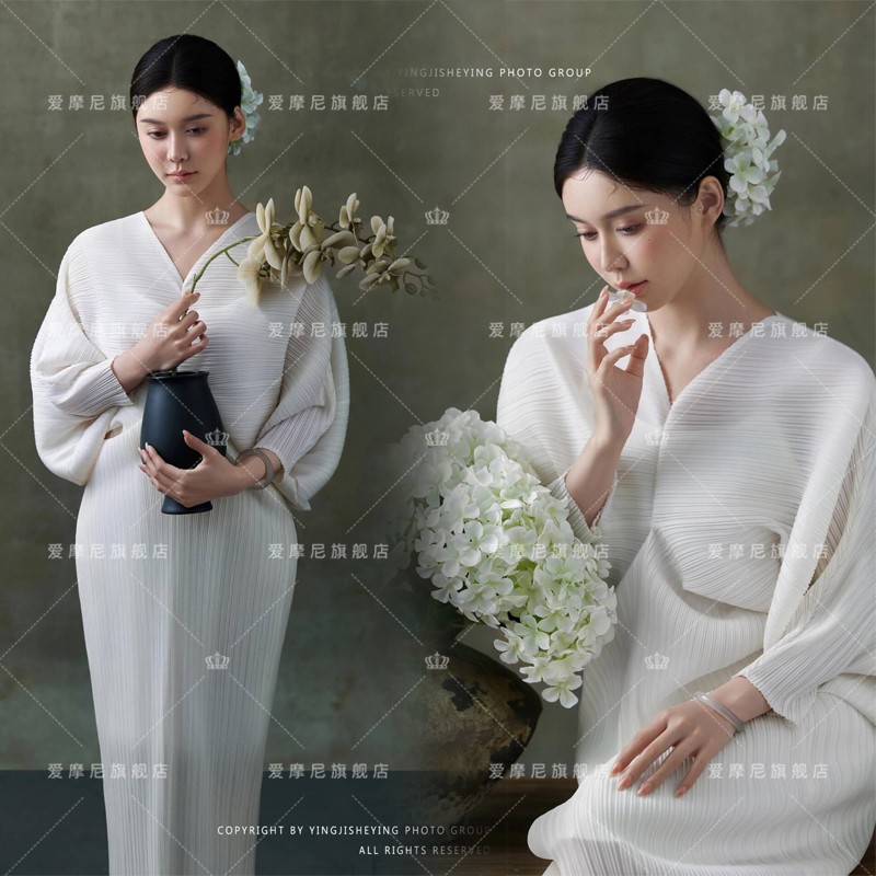2025照相馆新款主题新中式写真古典韵味国风旗袍覆古个人艺术照服图片