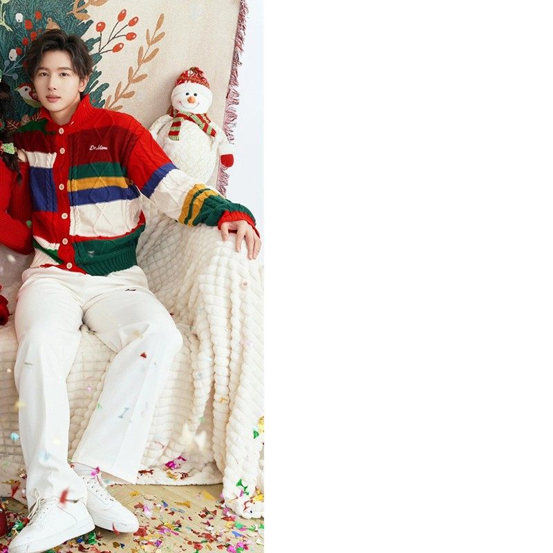 影楼新款情侣孕妇拍照服装圣诞主题简约甜美风孕妈居家大肚照写真,男装,其他民族服装,淘宝优惠券,粉丝福利购,淘宝优惠卷