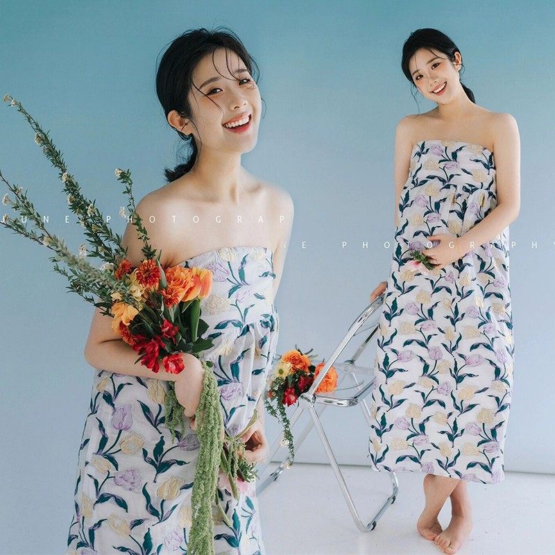 孕妇照服装影楼性感露背珍珠礼服连衣裙孕妈大肚写真摄影拍照衣服,户外/登山/野营/旅行用品,其他户外服装,淘宝优惠券,粉丝福利购,淘宝优惠卷