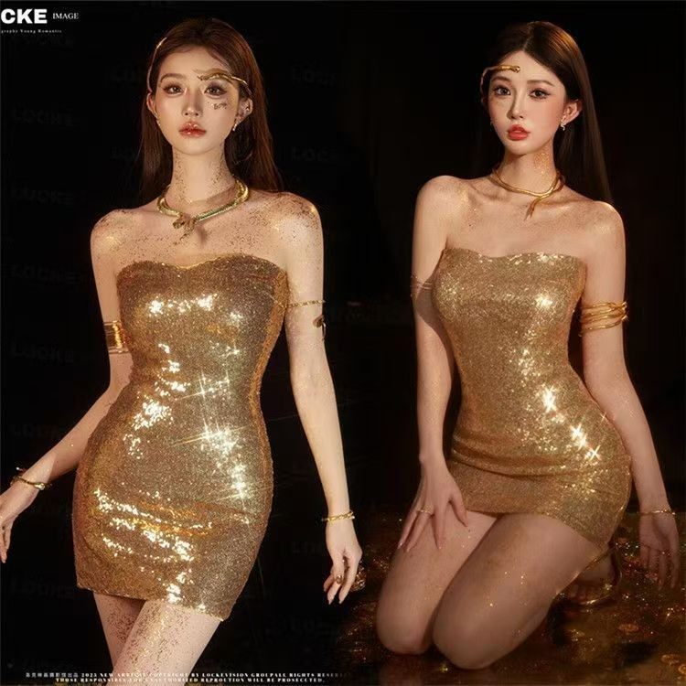 影楼新款蛇年千禧年少女肖像写真主题摄影金色抹胸裙夜场舞台演出,个性定制/设计服务/DIY,动漫/cos制服定制/加工,淘宝优惠券,粉丝福利购,淘宝优惠卷