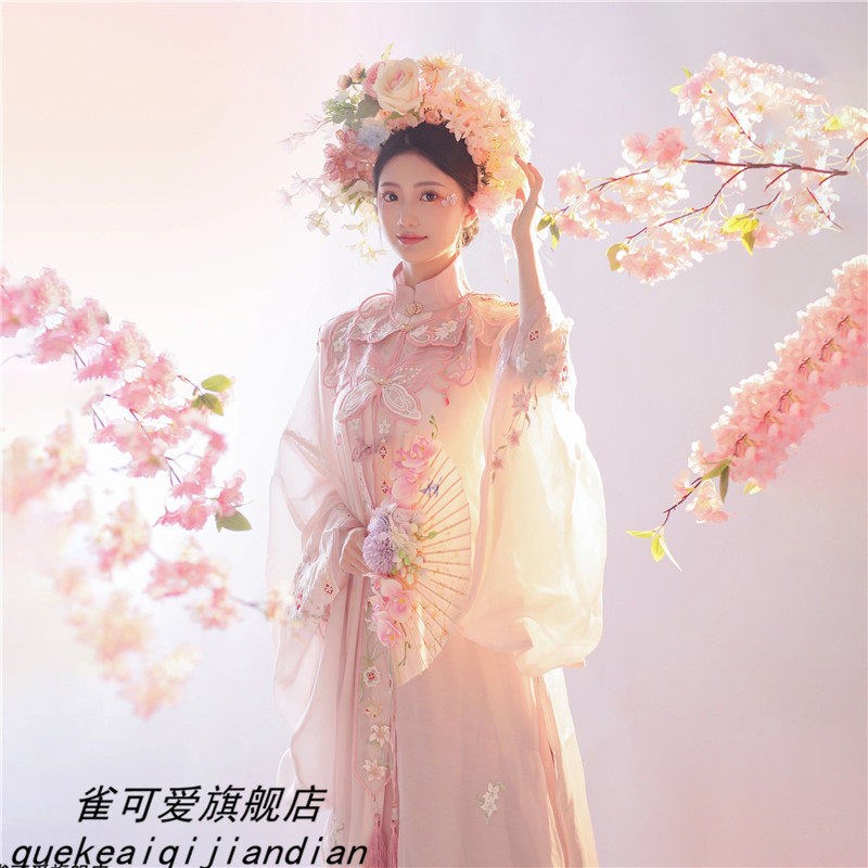 泉州簪花服装浔埔女服装明制汉服女款马面裙旅拍民族风摄影写真