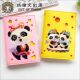 成都熊猫文创羊毛毡活页本可拆卸手账笔记本学生文具出国纪念礼物