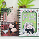 成都基地文创纪念品熊猫花花手账本学生文具记事本子特色笔记本