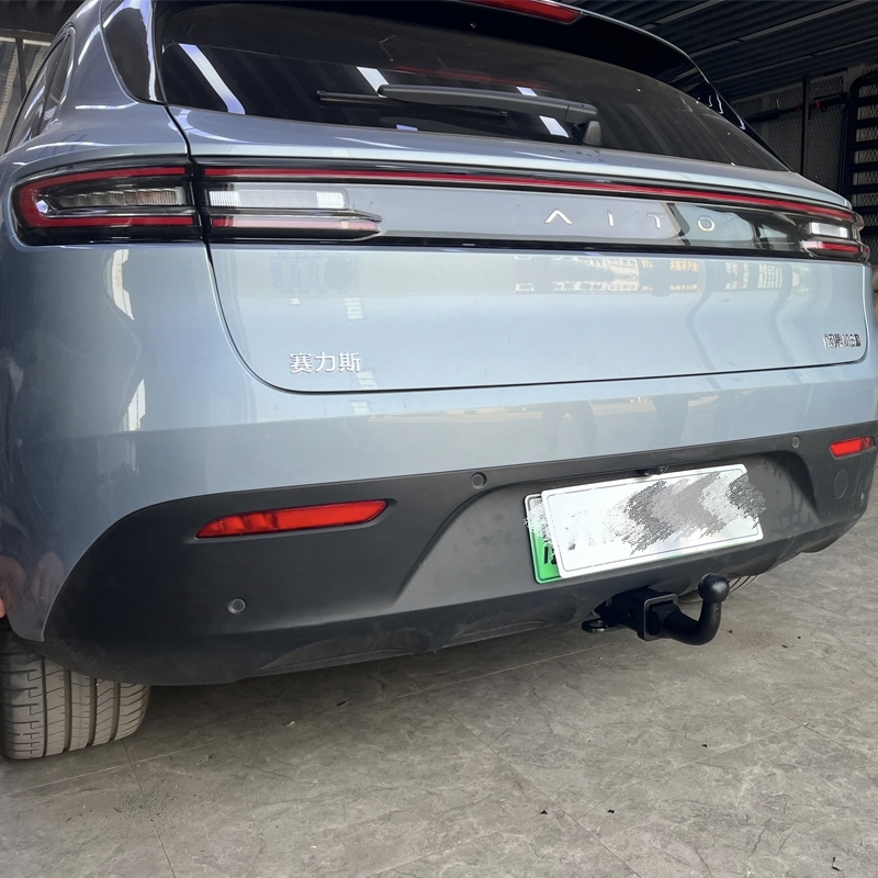 问界M7M5方口拖车杠 汽车后挂自行车架方口拖钩 摩托车架拖挂改装