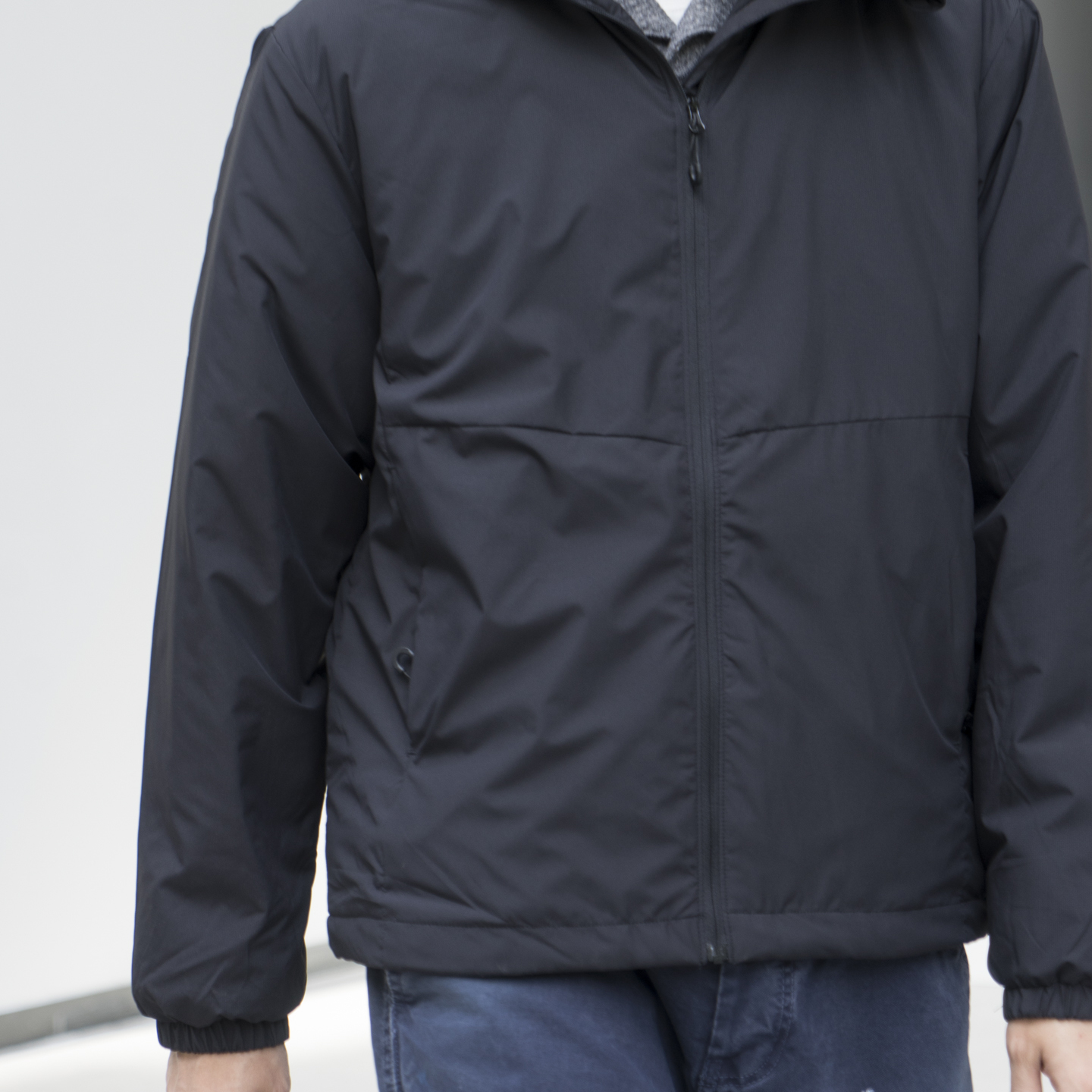 LABSTORE冬季户外风格 防泼水棉服假面外套连帽纯色保暖山系基础