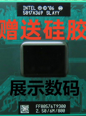 Intel 酷睿2双核 T8300 T9300 T9500 T7700 T7800 X7900 X9000