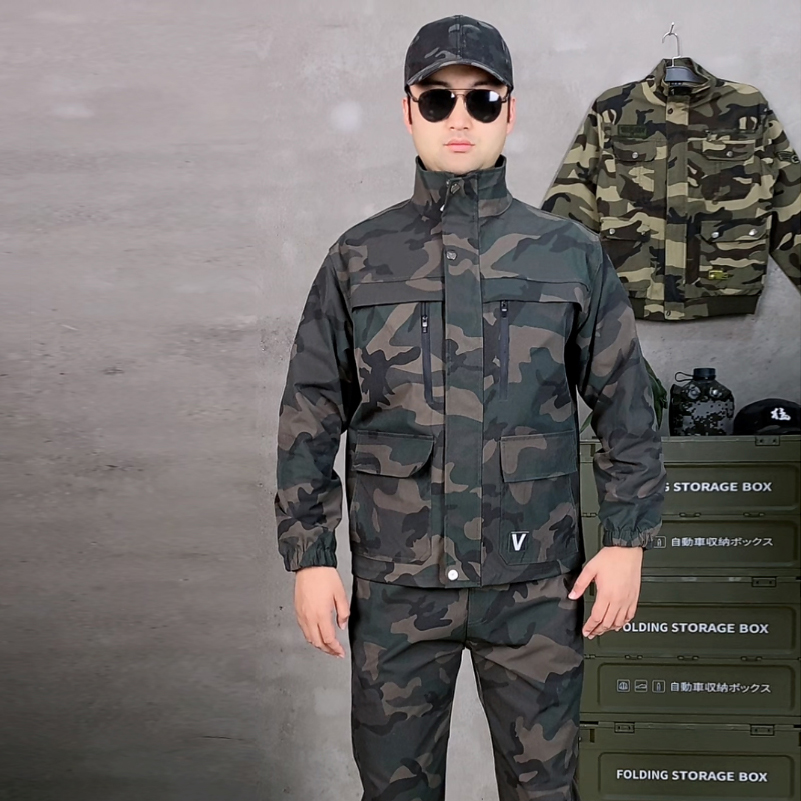 新品春秋季迷彩服套装柔软舒适