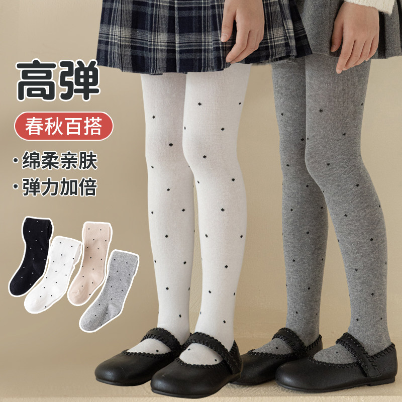 女童连裤袜春秋薄款纯棉a类配裙图片