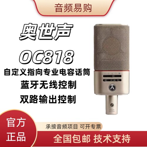 奥世声专业录音大振膜电容话筒