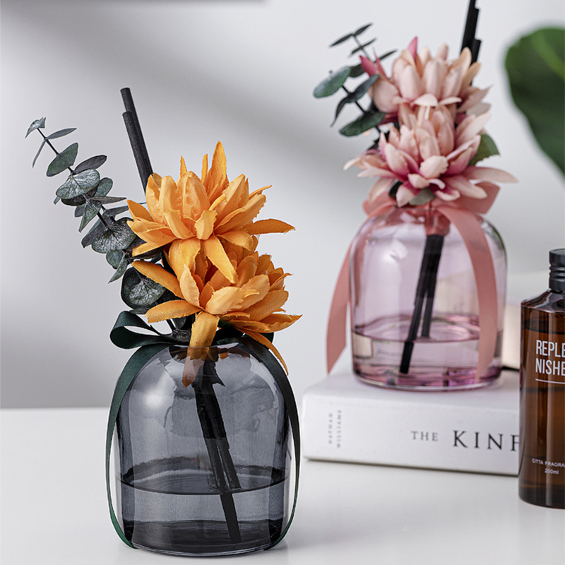 鲜花香薰摆件礼盒新年礼物