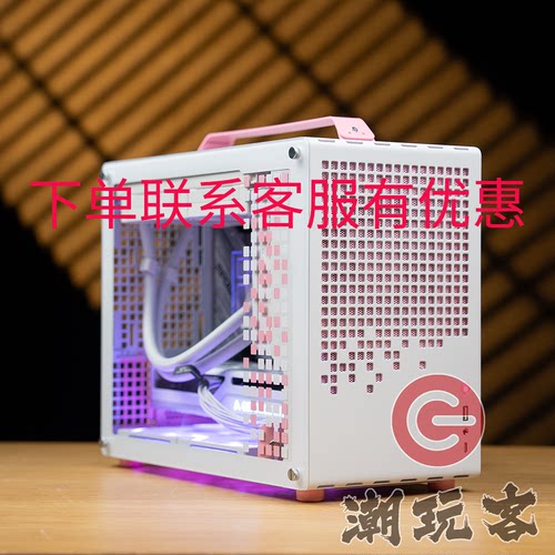 【潮玩客】乔思伯 JONSBO Z20 白色黑色橙白 MATX机箱 mini机箱