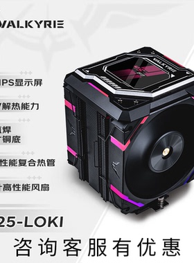 【潮玩客】瓦尔基里 VALKYRIE VK R125 mist loki CPU 风冷散热器