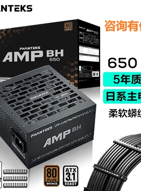 【潮玩客】PHANTEKS追风者AMP BH 650W 750W 铜牌电脑电源 ATX3
