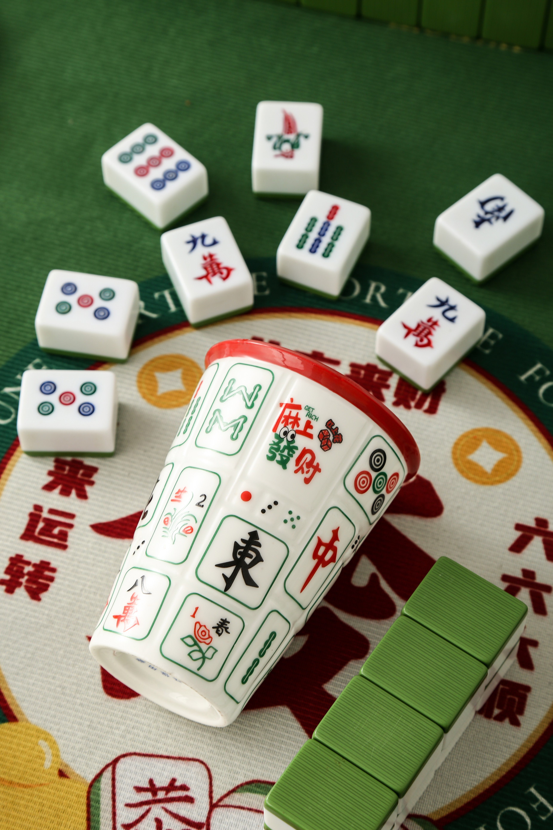 创意麻将新款杯沙雕搞怪马克杯送男女朋友同学个性水杯高温咖啡杯