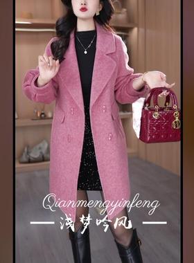 优雅新款气质时尚大气减龄休闲收腰显瘦韩版风衣加棉外套29151