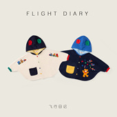 宝宝斗篷秋冬款 摇粒绒加绒婴儿外出披风儿童披肩挡风男童女童防风