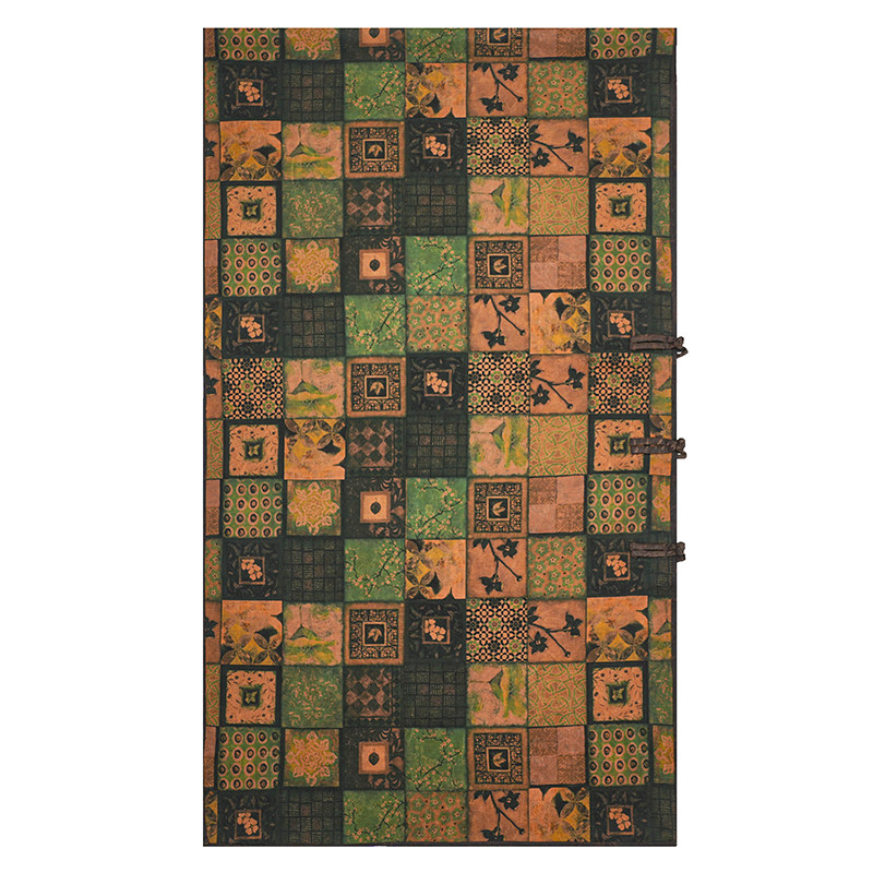 单层盘扣长巾【幽兰清香】50*180香云纱桑蚕丝丝巾气质高级感围巾