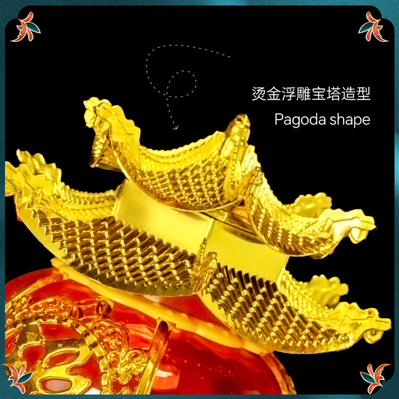 2025新年儿童手提发光宝塔灯笼