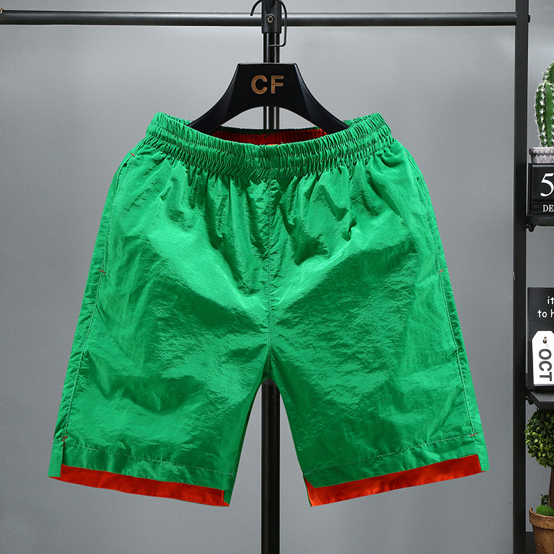 速干沙滩裤三分纯色短裤简单大方