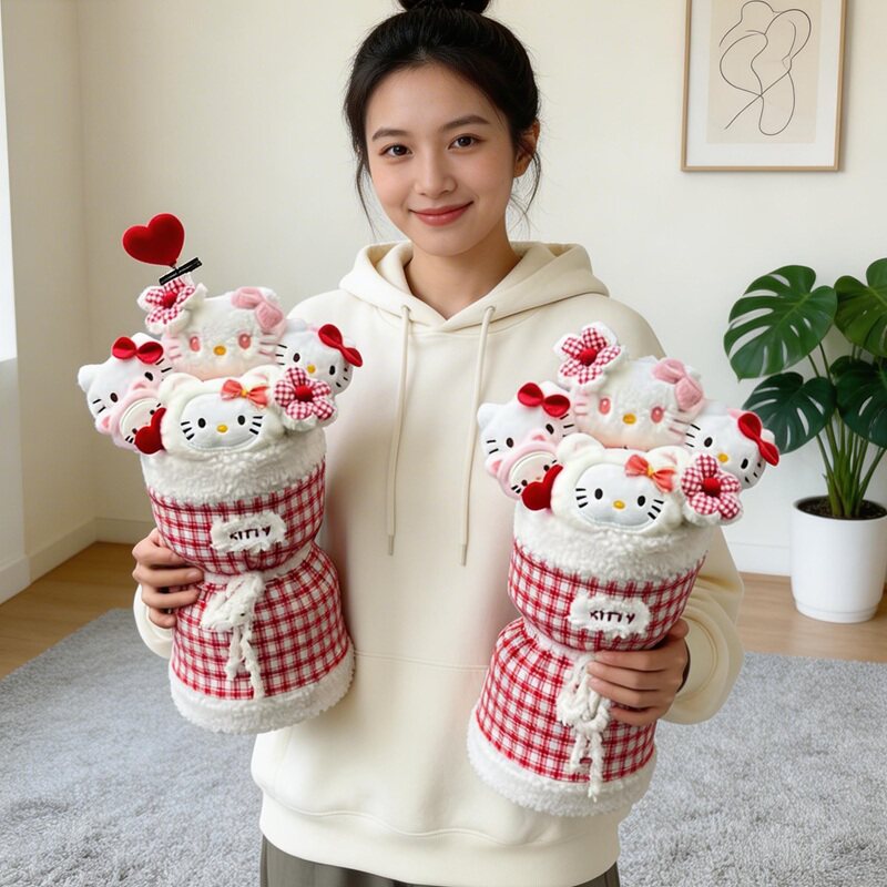 hellokitty凯蒂猫玩偶公仔花束生日礼物送女朋友女生教师节礼盒图片