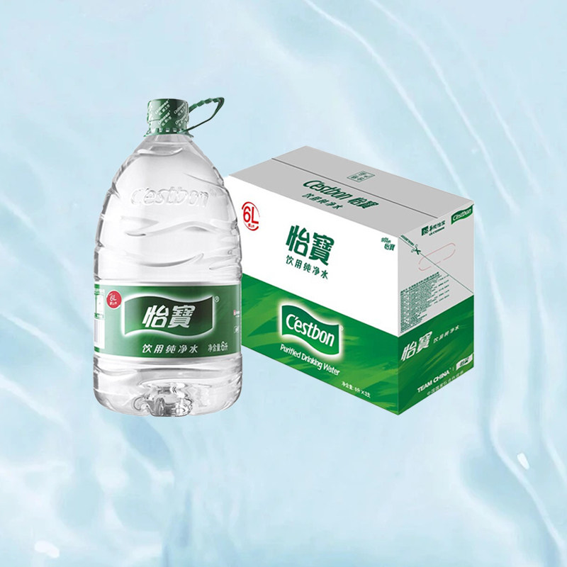 怡宝饮用纯净水6L*3桶饮用水饮水机通用大桶装水包装北京包邮