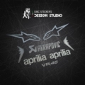 Aprilia matte silver as shown set of 1