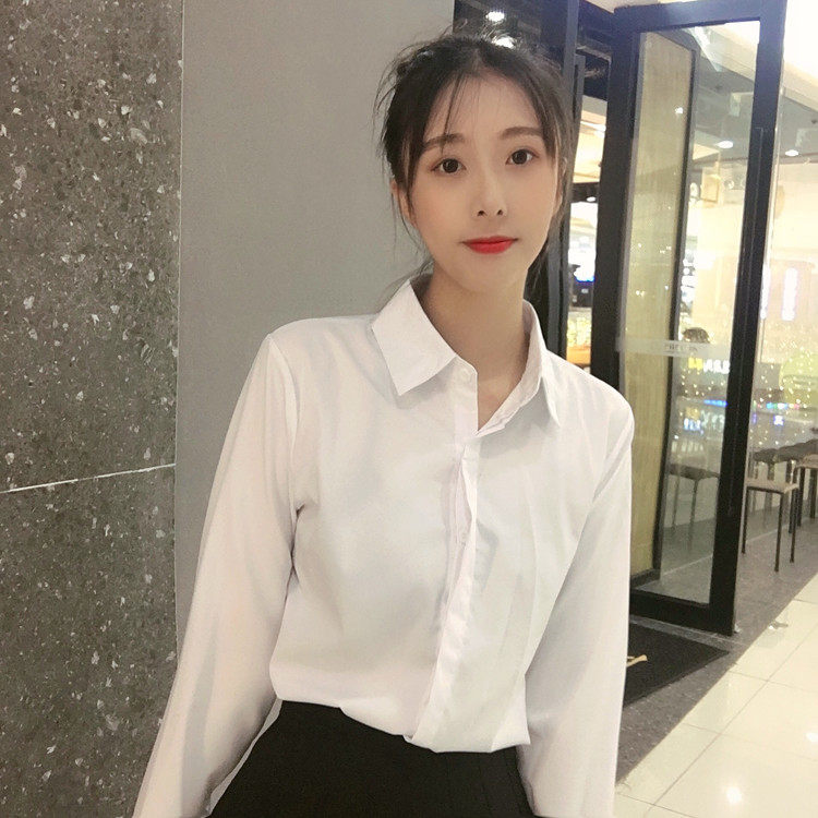 2025新款大码白色衬衫女长袖职业正装上衣雪纺衫工作服加绒衬衣OL,女装/女士精品,衬衫,淘宝优惠券,粉丝福利购,淘宝优惠卷