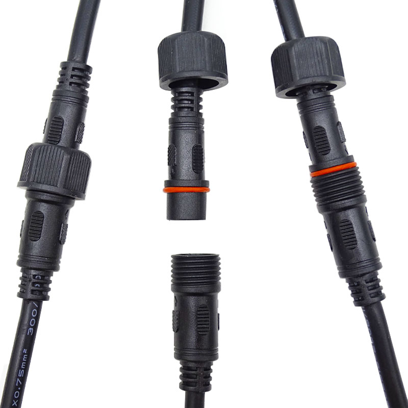 连接器公母防水对接纯铜线快捷