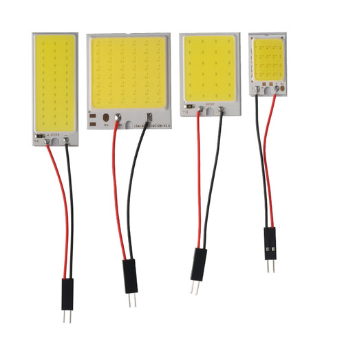 汽车COB阅读灯超亮改装通用t10LED车内灯泡车顶室内灯后备箱灯12V