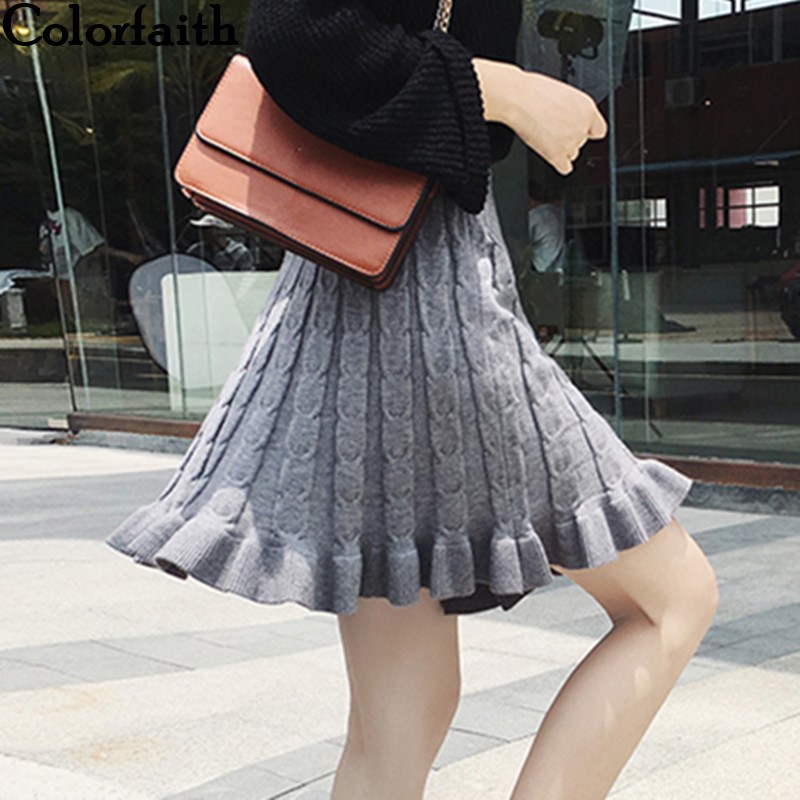 2019 Women Knitting Mini Skirt Autumn Vintage Ladies Skirts在类目 女装/女士精品, 半身裙中 - 来自Buy2taobao.com提供专业的淘宝代购服务