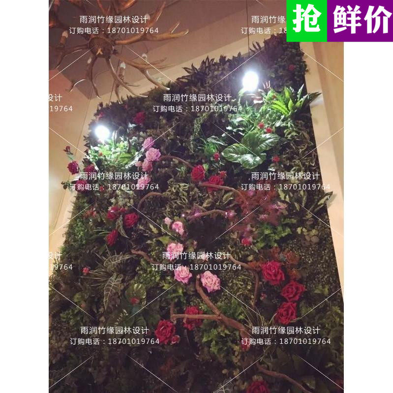 仿真草坪绿化墙体地毯草皮假叶子仿真绿植
