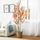 北欧风仿真秋色橄榄树 饰树 大型落地盆栽家居氛围感装
