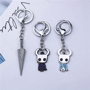Hollow Knight骨钉空洞骑士钥匙扣深渊金属挂件黄蜂女佐特包饰品