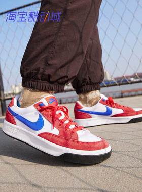 耐克Nike SB 缓震复古滑板运动防滑耐磨低帮休闲板鞋 HM3720-141