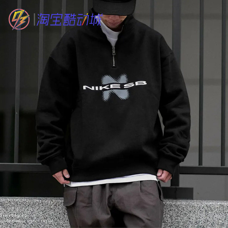 耐克NIike 男装运动加绒保暖休闲套头舒适时尚长袖卫衣外套FB1451