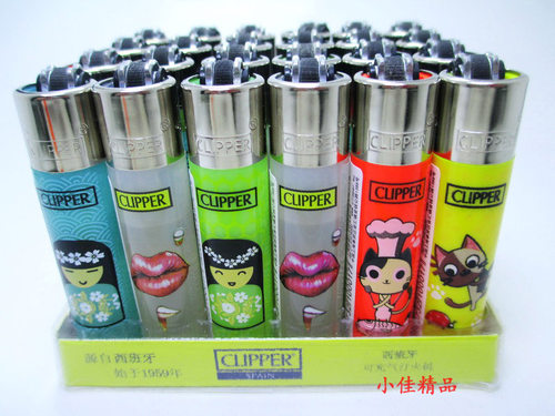 clipper砂轮尼龙花色混装打火机