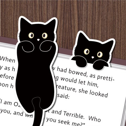 可爱猫猫书签卡通猫咪文创礼品创意动物礼物小学生文艺奖品