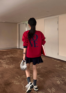 刺绣工艺卫衣套装 Scout LOVE 回归 女两件套 「情人节限定」经典